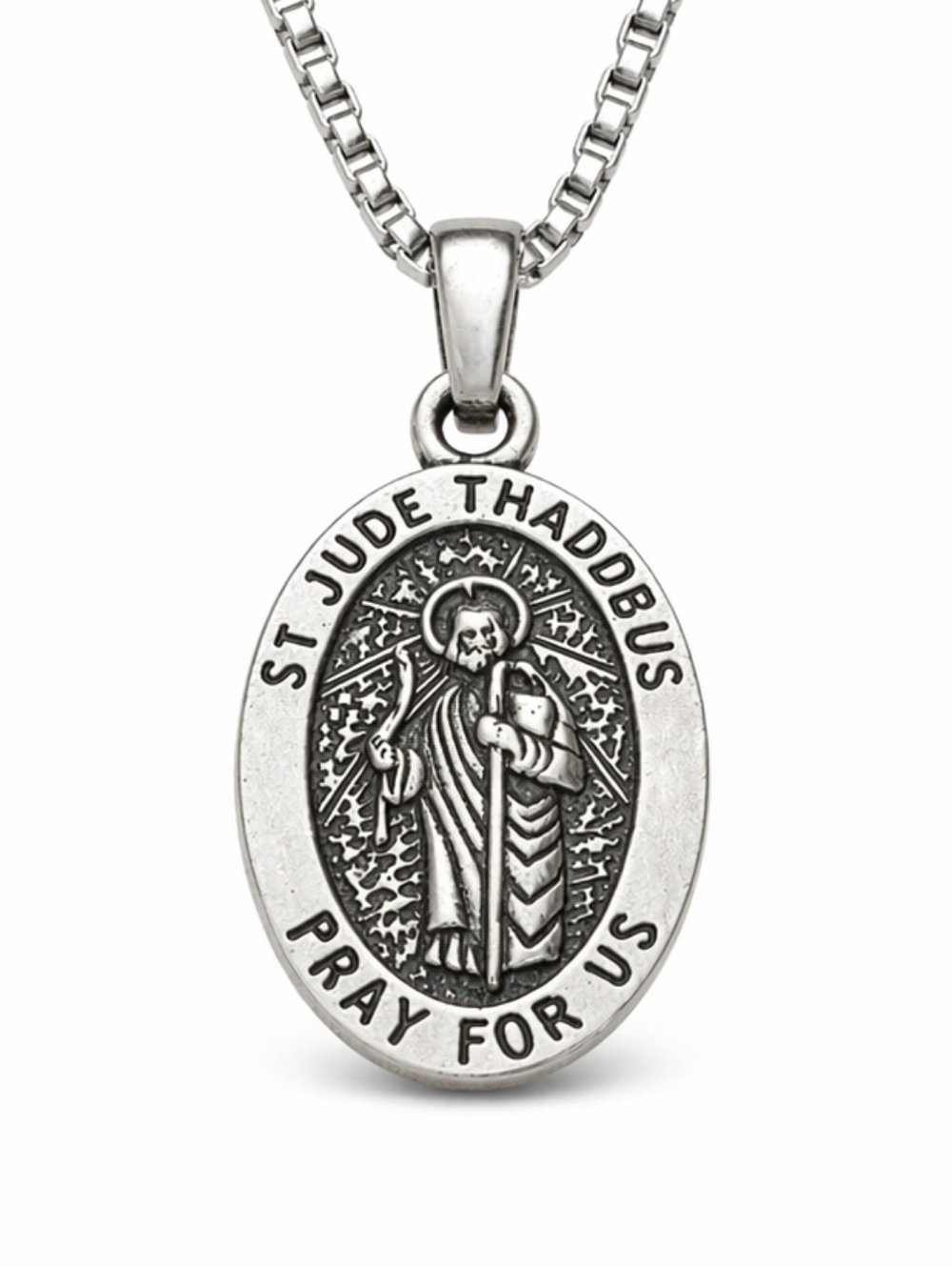 St. Jude Medal Necklace • Faith & Hope Gift